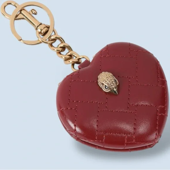 Kurt Geiger 🪢NIB Kensington Heart Mirror Keychain - Picture 5 of 6